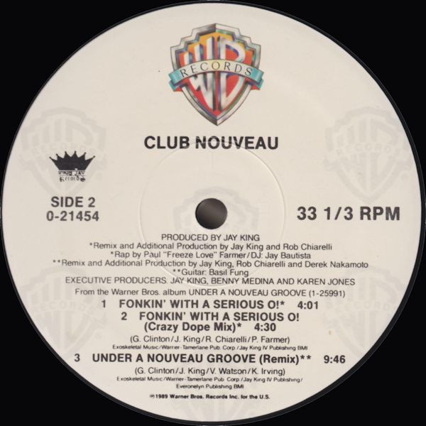 Club Nouveau - Under A Nouveau Groove | Warner Bros. Records (0-21454) - 3 Club Nouveau - Under A Nouveau Groove | Warner Bros. Records (0-21454) - 3