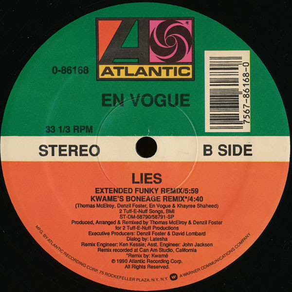 En Vogue - Lies | Atlantic (0-86168) - 4 En Vogue - Lies | Atlantic (0-86168) - 4