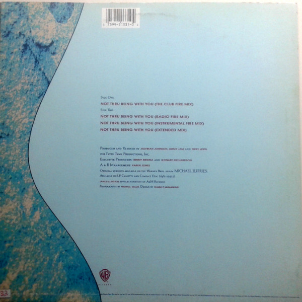Michael Jeffries With Karyn White - Not Thru Being With You | Warner Bros. Records (0-21331) - 2 Michael Jeffries With Karyn White - Not Thru Being With You | Warner Bros. Records (0-21331) - 2