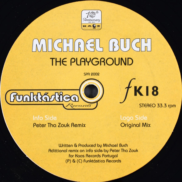 Michael Buch - The Playground | Funktástica Records (FK18) - main