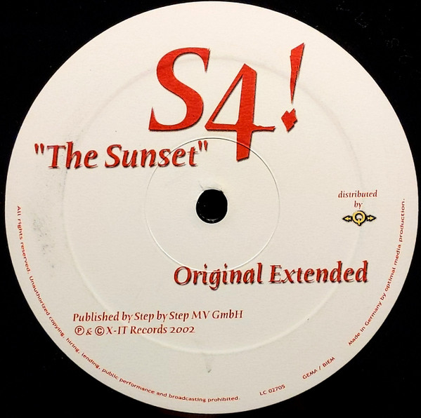 Sash! - The Sunset | X-IT Records (XLTD 0028) - main