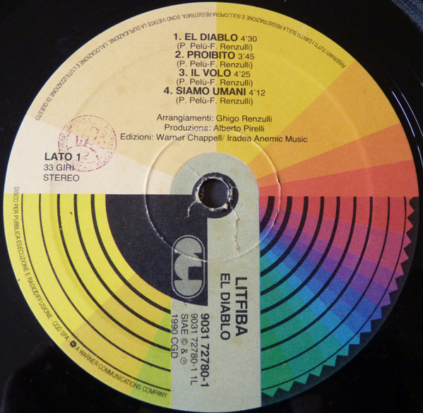 Litfiba - El Diablo | CGD (9031-72780-1) - 5