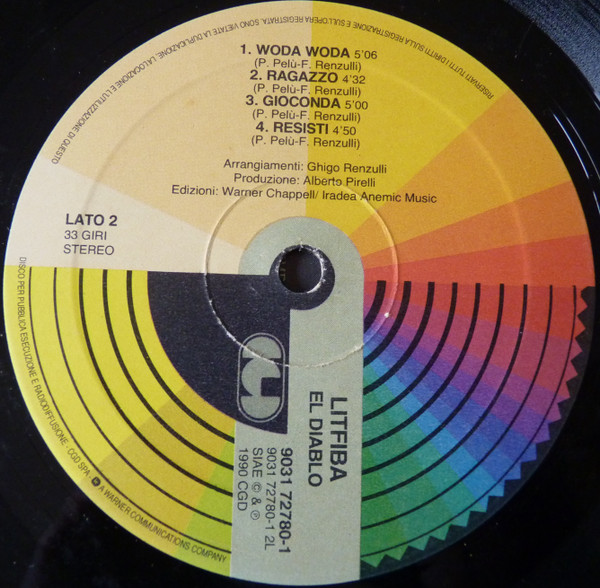Litfiba - El Diablo | CGD (9031-72780-1) - 6