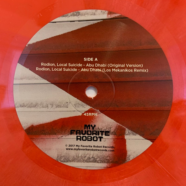Rodion & Local Suicide - Abu Dhabi / True Love Floats EP | My Favorite Robot Records (MFR158) - 3 Rodion & Local Suicide - Abu Dhabi / True Love Floats EP | My Favorite Robot Records (MFR158) - 3