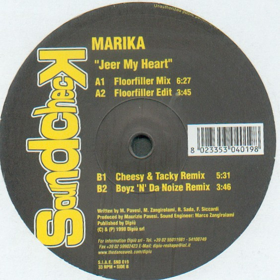 Marika - Jeer My Heart | Soundcheck (SND 019)