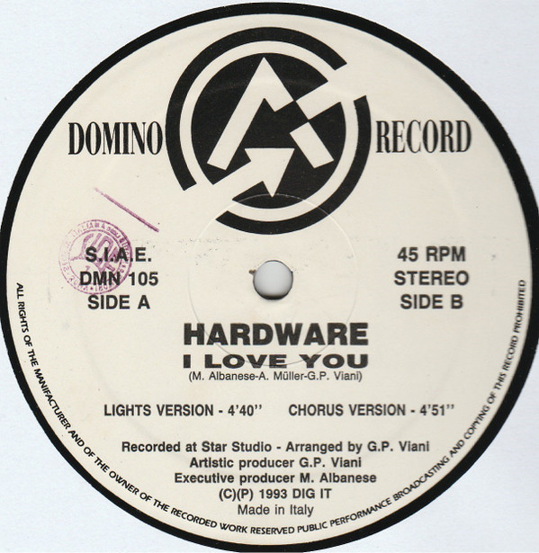 Hardware - I Love You | Domino Records (DMN 105) - 3 Hardware - I Love You | Domino Records (DMN 105) - 3