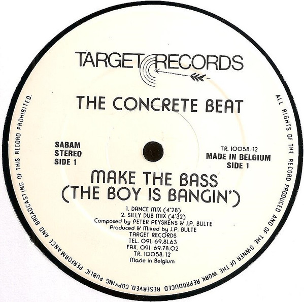 The Concrete Beat - Make The Bass | Target Records (TR. 10058/12) - 3 The Concrete Beat - Make The Bass | Target Records (TR. 10058/12) - 3