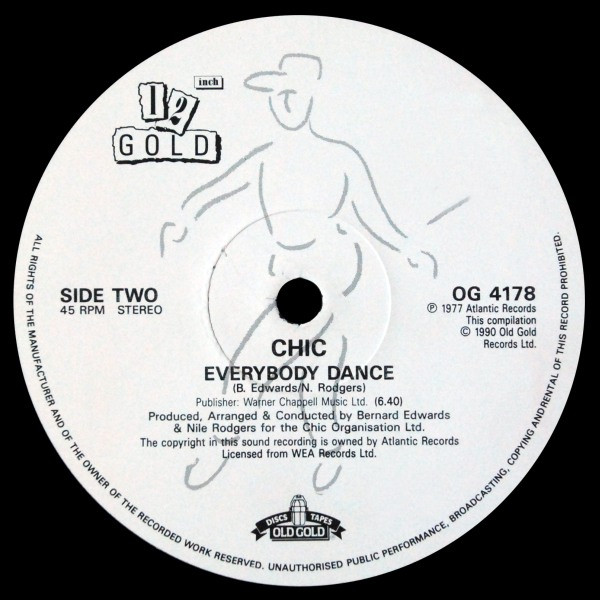Chic - Good Times / Everybody Dance | Old Gold (OG 4178) - 4