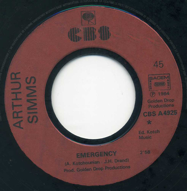 Emergency : Chanson De La B.O.F. Du Film Urgence 