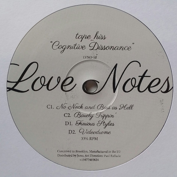 tape_hiss - Cognitive Dissonance | Love Notes (LVNO-10) - 3