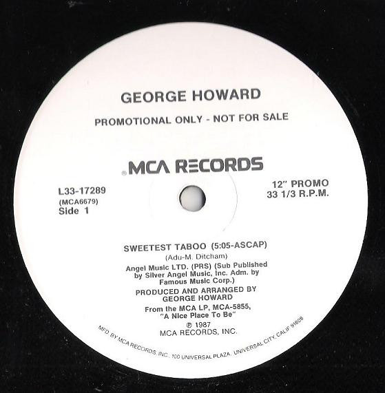 George Howard - Sweetest Taboo | MCA Records (L33-17289)