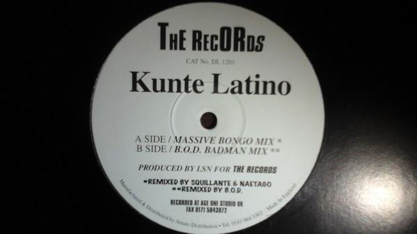 Kunte Latino - Kunte Latino | The Records (DL 1201) - main