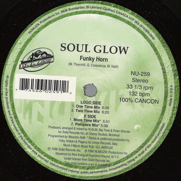 Soul Glow - Funky Horn | Numuzik Inc. (NU-259) - main