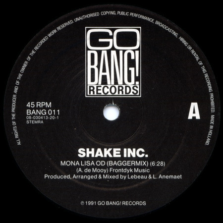 Shake Inc. - Mona Lisa OD | Go Bang! Records (BANG 011) - 3 Shake Inc. - Mona Lisa OD | Go Bang! Records (BANG 011) - 3