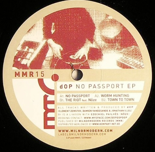 dOP - No Passport EP | Milnor Modern (MMR15) - main dOP - No Passport EP | Milnor Modern (MMR15) - main