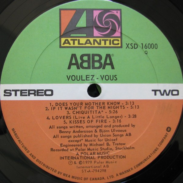 ABBA - Voulez-Vous | Atlantic (XSD 16000) - 4 ABBA - Voulez-Vous | Atlantic (XSD 16000) - 4