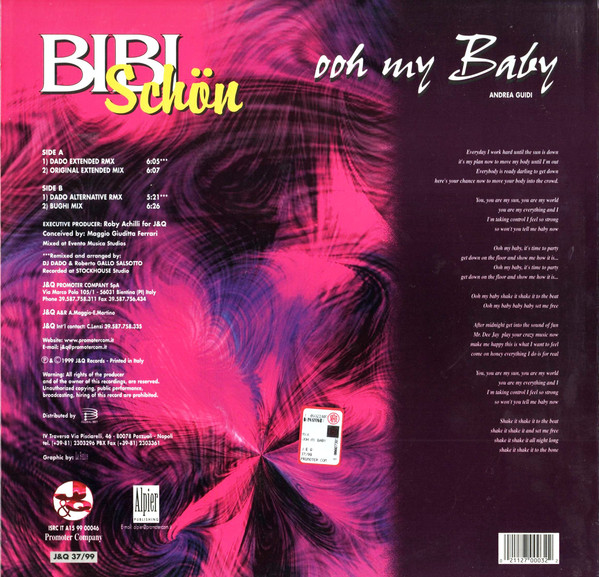 Bibi Schön - Ooh My Baby | J & Q Records (J&Q 37/99) - 2 Bibi Schön - Ooh My Baby | J & Q Records (J&Q 37/99) - 2