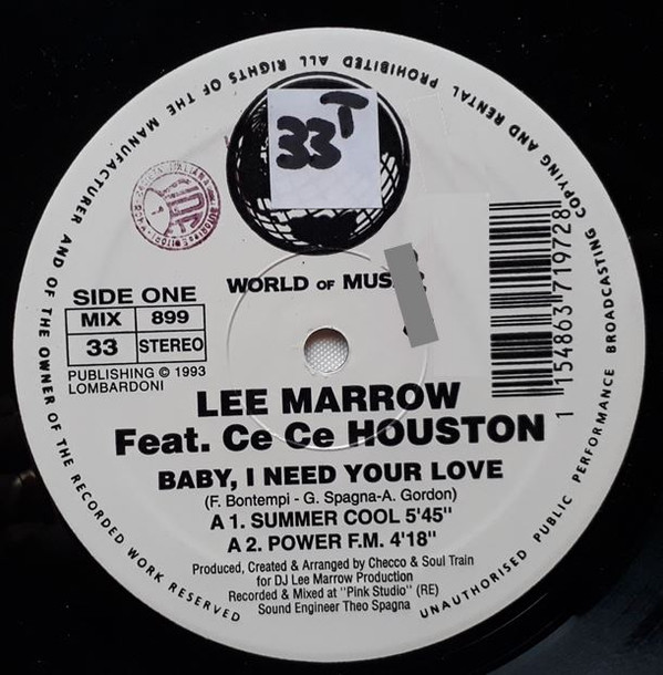 Lee Marrow Feat. Ce Ce Houston - Baby, I Need Your Love | World Of Music (MIX 899) - 3