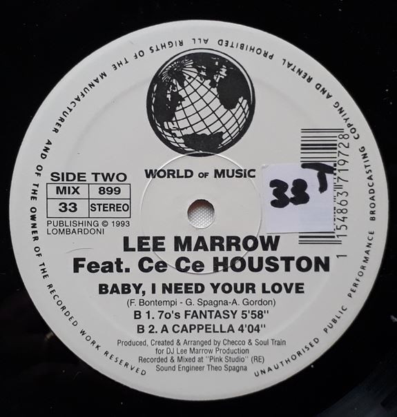 Lee Marrow Feat. Ce Ce Houston - Baby, I Need Your Love | World Of Music (MIX 899) - 4