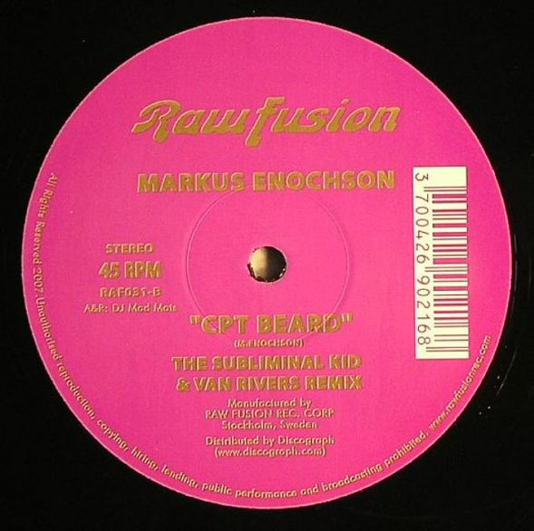 Markus Enochson - CPT Beard | Raw Fusion Recordings (RAF031) - 2 Markus Enochson - CPT Beard | Raw Fusion Recordings (RAF031) - 2