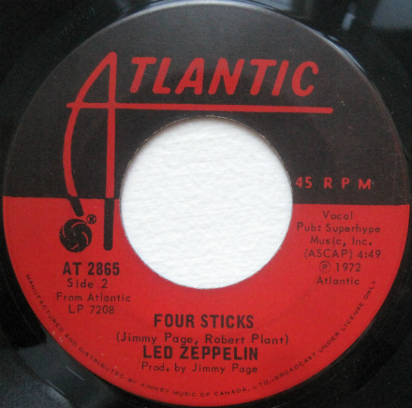 Led Zeppelin - Rock And Roll / Four Sticks | Atlantic (AT 2865) - 2