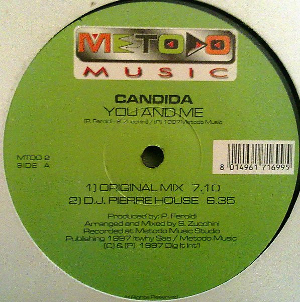 Candida - You And Me | Metodo Music (MTDO 2) - main Candida - You And Me | Metodo Music (MTDO 2) - main