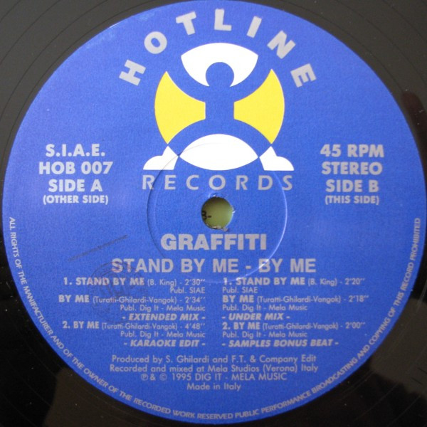 Graffiti - Stand By Me - By Me | Hotline Blue (HOB 007) - 3 Graffiti - Stand By Me - By Me | Hotline Blue (HOB 007) - 3