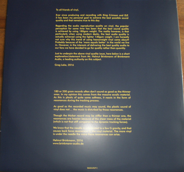 Emerson, Lake & Palmer - Black Moon | BMG (BMGCATLP11) - 4 Emerson, Lake & Palmer - Black Moon | BMG (BMGCATLP11) - 4
