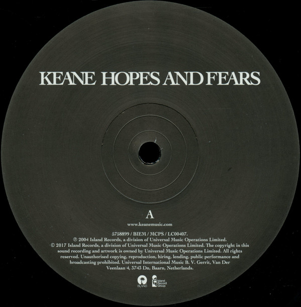 Keane - Hopes And Fears | Island Records (5758899) - 7 Keane - Hopes And Fears | Island Records (5758899) - 7