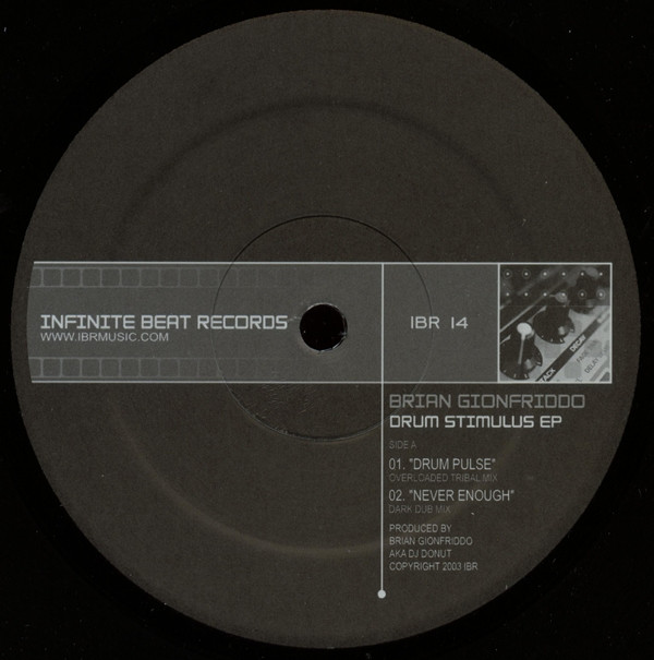 Brian Gionfriddo - Drum Stimulus EP | Infinite Beat Records (IBR14) - main Brian Gionfriddo - Drum Stimulus EP | Infinite Beat Records (IBR14) - main