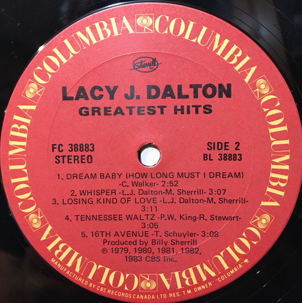 Lacy J. Dalton - Greatest Hits | Columbia (FC 38883) - 4