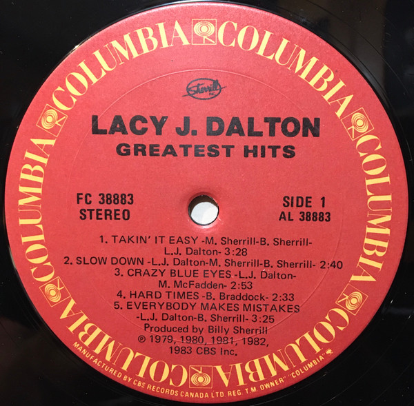 Lacy J. Dalton - Greatest Hits | Columbia (FC 38883) - 3