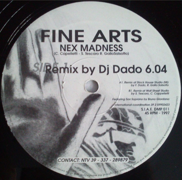 Fine Arts - Next Madness Remix | Diamond Pears (DMP 011) - 3