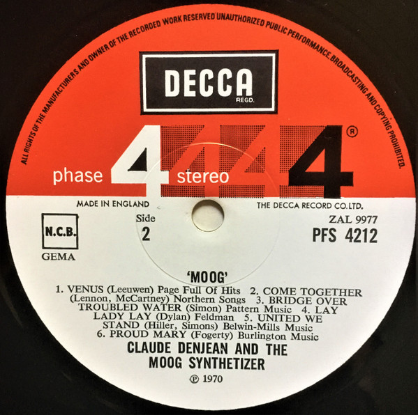 Moog! Claude Denjean And The Moog Synthesizer