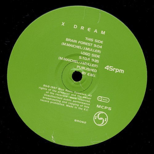 X-Dream - Brain Forest / S.T.O.P. | Blue Room Released (BR062) - 2