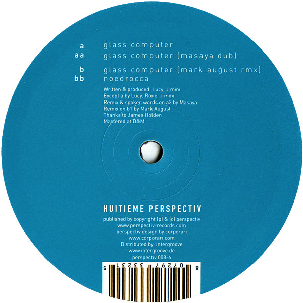 Lucy - Glass Computer EP | Perspectiv (perspectiv 008-6) - 2 Lucy - Glass Computer EP | Perspectiv (perspectiv 008-6) - 2