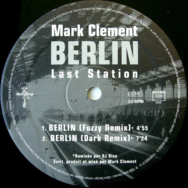 Mark Clement - Berlin (Last Station) | Saint George (SAN 663800 8) - 3 Mark Clement - Berlin (Last Station) | Saint George (SAN 663800 8) - 3