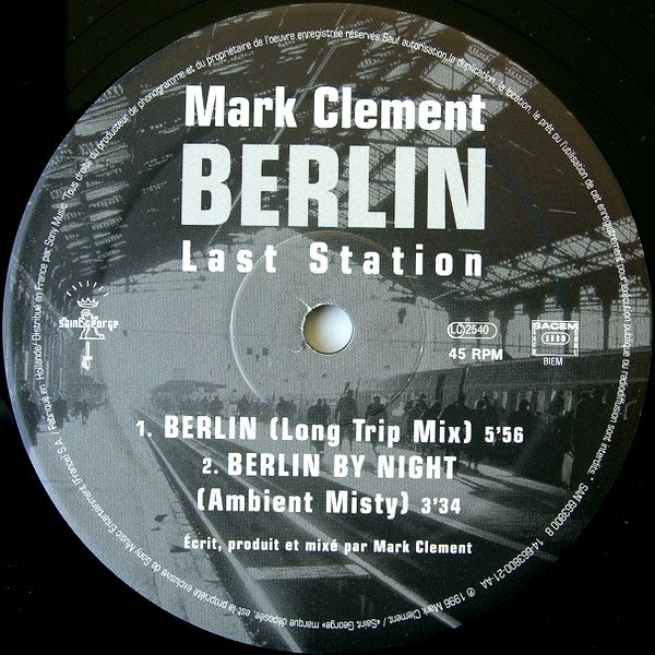 Mark Clement - Berlin (Last Station) | Saint George (SAN 663800 8) - 4 Mark Clement - Berlin (Last Station) | Saint George (SAN 663800 8) - 4