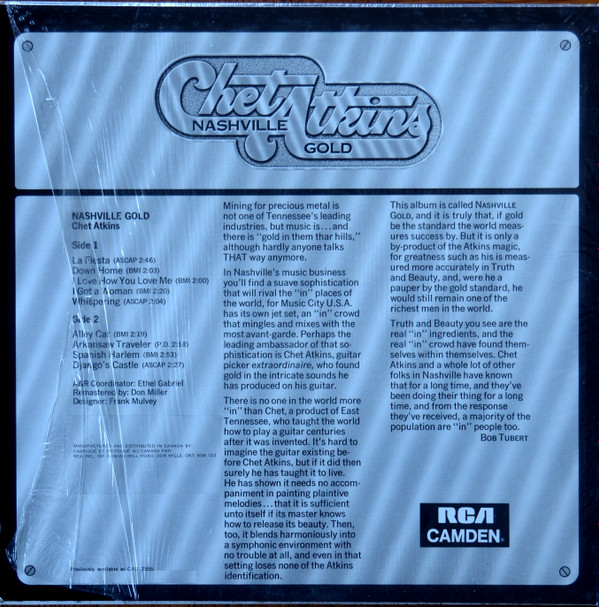 Chet Atkins - Nashville Gold | RCA Camden (CL-50026) - 2 Chet Atkins - Nashville Gold | RCA Camden (CL-50026) - 2