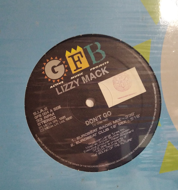 Lizzy Mack - Don't Go | GFB Records (GFB 084)