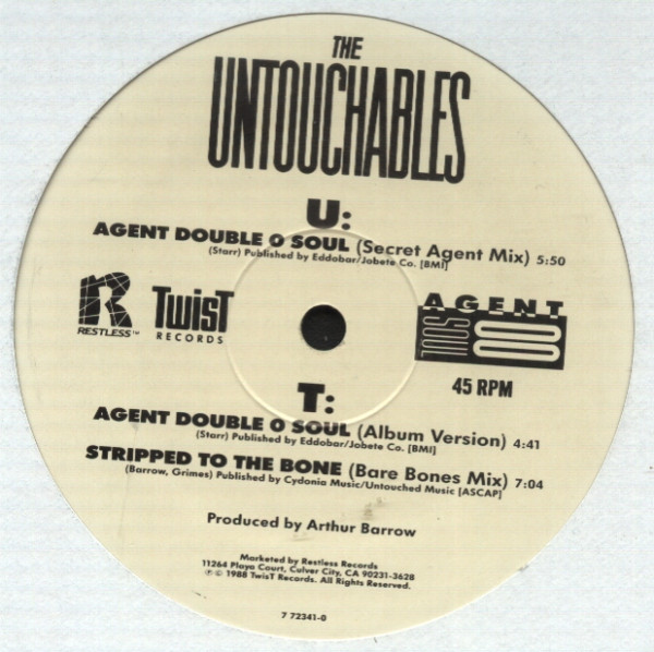The Untouchables - Agent Double O Soul | Twist Records (7 72341-0) - 4