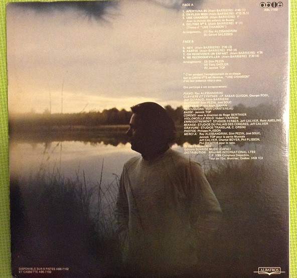 Alain Barriere - Une Chanson | Able (ABL-7102) - 2