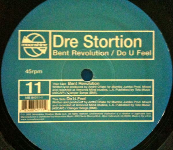 Dre Stortion - Bent Revolution / Do U Feel | Moonshine Music (MB 84011-1) - main