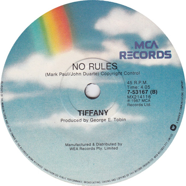 Tiffany - I Think We're Alone Now | MCA Records (7-53167) - 2 Tiffany - I Think We're Alone Now | MCA Records (7-53167) - 2