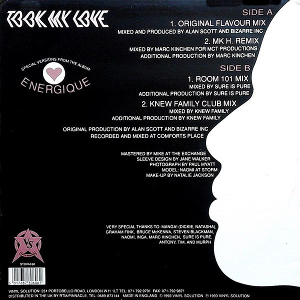 Bizarre Inc Featuring Angie Brown - Took My Love | Vinyl Solution (STORM 60) - 2 Bizarre Inc Featuring Angie Brown - Took My Love | Vinyl Solution (STORM 60) - 2