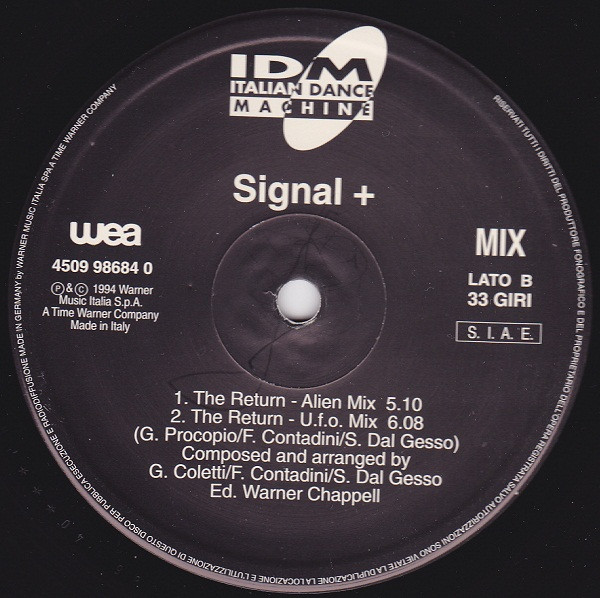 Signal + - The Visitors | IDM (Italian Dance Machine) (4509 98684 0) - 2 Signal + - The Visitors | IDM (Italian Dance Machine) (4509 98684 0) - 2