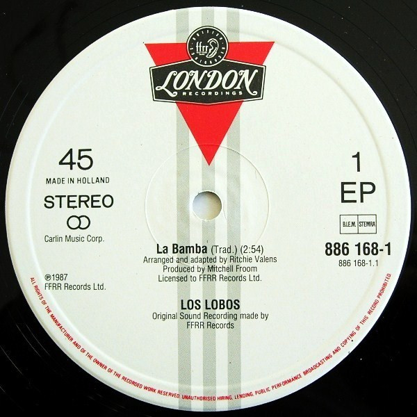 Los Lobos - La Bamba | London Records (886 168-1) - 3 Los Lobos - La Bamba | London Records (886 168-1) - 3