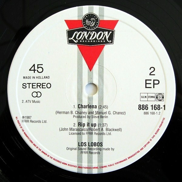 Los Lobos - La Bamba | London Records (886 168-1) - 4 Los Lobos - La Bamba | London Records (886 168-1) - 4
