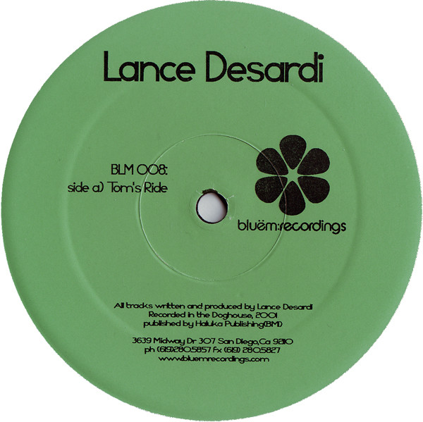 Lance DeSardi - Tom's Ride | Bluem Recordings (BLM 008) - main