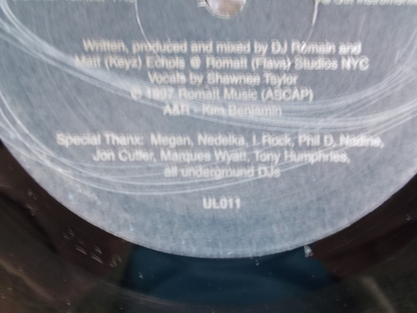 Ro & Keyz Featuring Shawnee Taylor - I'm Justified | Ultra Records (UL011) - 3